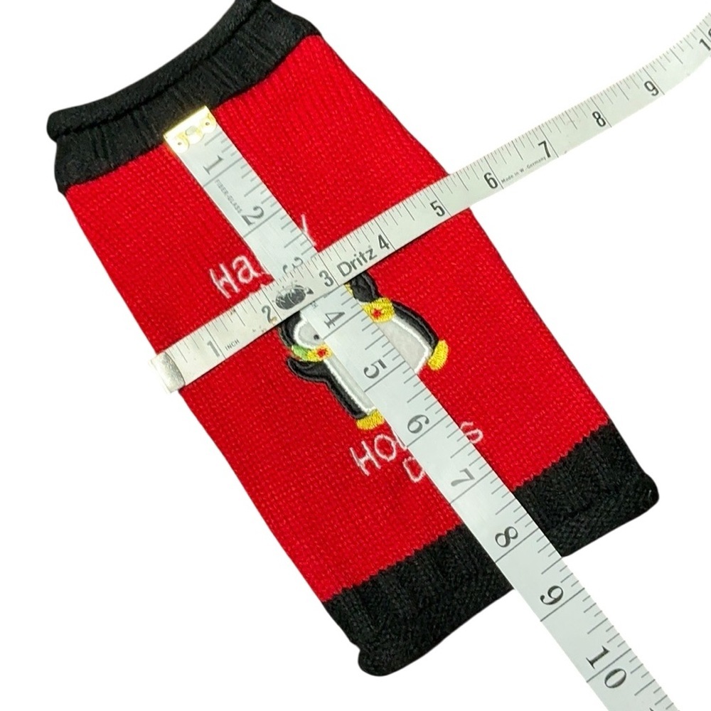 Penguin Knit Holiday Dog Sweater - Picture 6 of 7